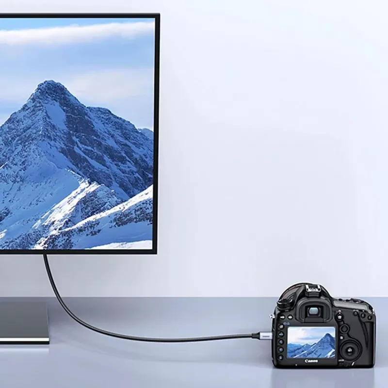 UGREEN HD164 Micro HDMI į HDMI 2.1 laidas 8K 1m pilkas