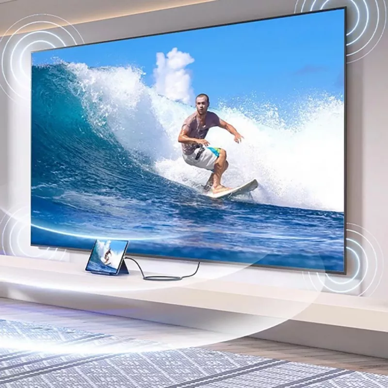 UGREEN HD164 Micro HDMI į HDMI 2.1 laidas 8K 1m pilkas