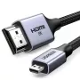 UGREEN HD164 Micro HDMI į HDMI 2.1 laidas 8K 1m pilkas