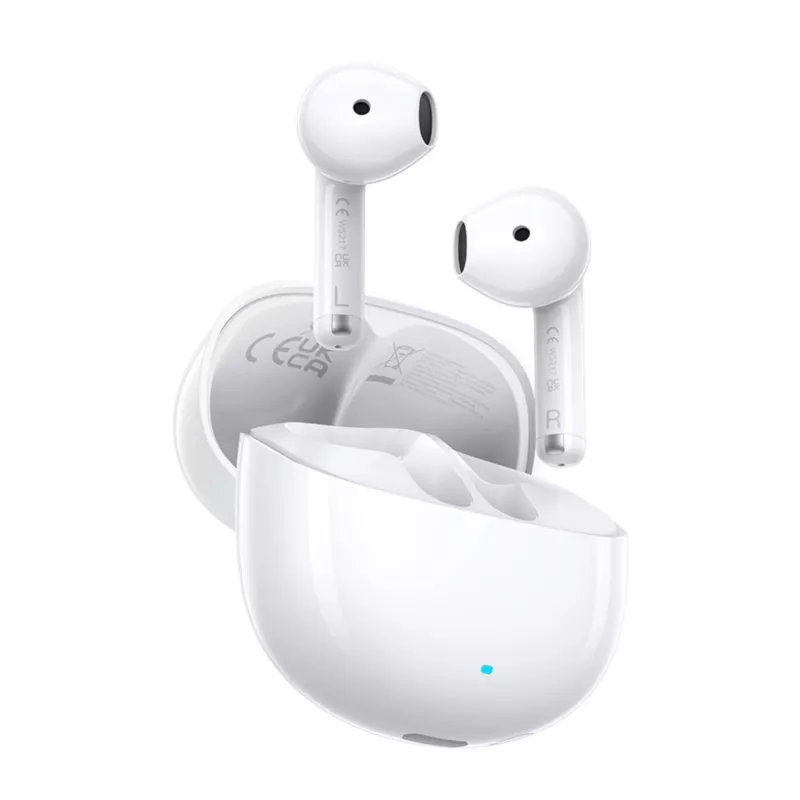 UGREEN Lightbuds Basic pusiau įdedami belaidžiai ausinės, Bluetooth 5.3, 30h baterija, IPX5, baltos