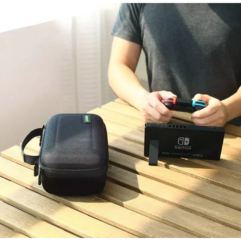 UGREEN LP145 apsauginis dėklas nešiojamam Nintendo Switch, EVA kietas korpusas, Oxford juodos spalvos