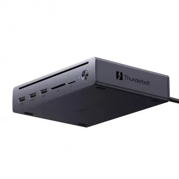 UGREEN Maxidok 10-in-1 Thunderbolt 5 Docking Station su 8K trigubu ekranu ir 140W įkrovimu