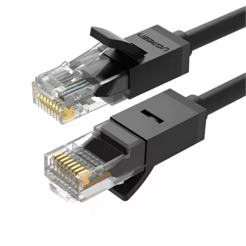 UGREEN NW102-20166 Cat6 UTP Ethernet kabelis 20 m - juodas