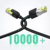 UGREEN NW150 Cat 7 Ethernet kabelis 1 m - juodas