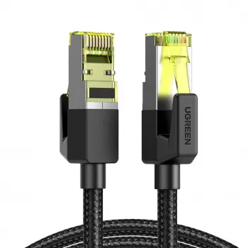 UGREEN NW150 Cat 7 Ethernet kabelis 1 m - juodas