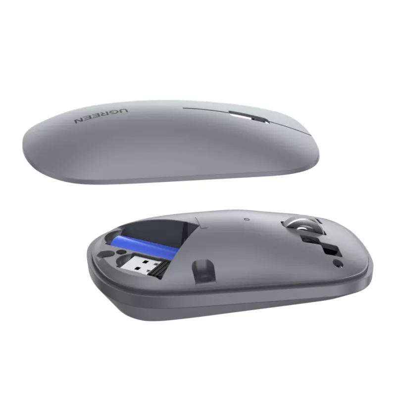 UGREEN Portable 2.4GHz belaidė pelė - pilka
