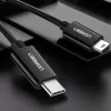UGREEN US242 USB-C į Mini USB laidas 1m juodas