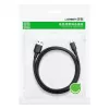 UGREEN US289 Micro USB / USB-A laidas 0,25 m – juodas