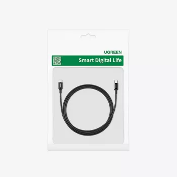 UGREEN US300 USB-C į USB-C laidas 480Mbps 5A 1m Juodas
