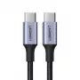 UGREEN US316 USB-C į USB-C laidas 100W 5A 480Mbps 1,5m pilkas