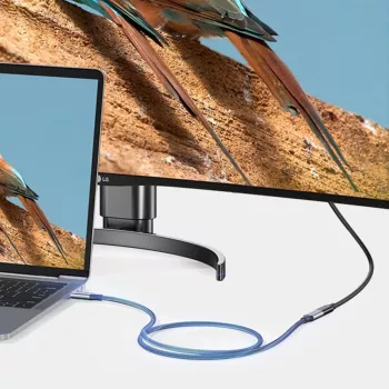 UGREEN US372 USB-C į USB-C laidas 100W 5A 10Gbps 0,5m pilkas