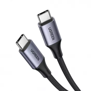 UGREEN US535 USB-C į USB-C PD laidas 240W 5A 1m - Pilka