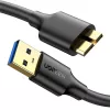 UGREEN USB 3.0 A–Micro-B laidas 1 m, juodas
