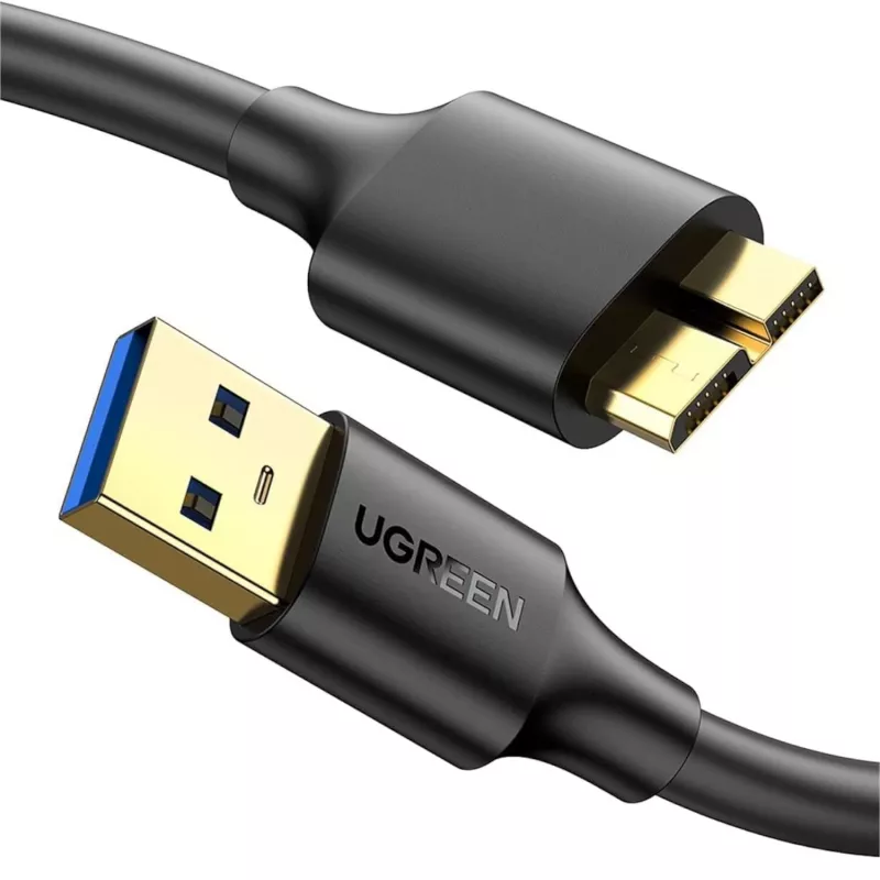 UGREEN USB 3.0 A–Micro-B laidas 1 m, juodas