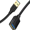 UGREEN USB 3.0 ilginimo laidas 3 m juodas, „vyras–moteris“, SuperSpeed 5Gbps
