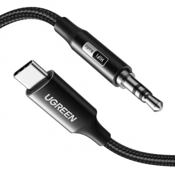 UGREEN USB Type-C į 3,5 mm AUX garso laidas 2 m - juodas