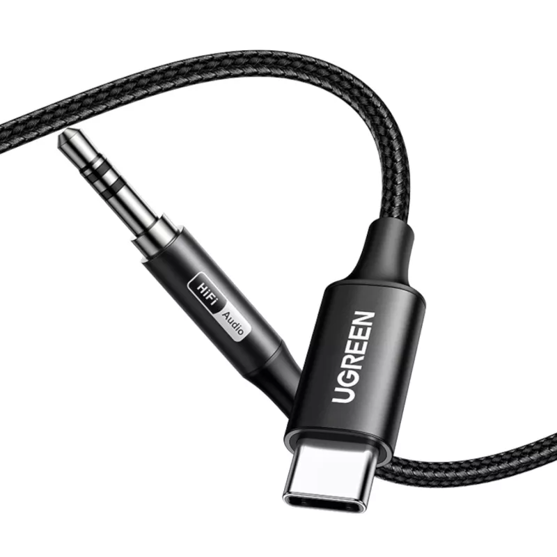 UGREEN USB Type-C į 3,5 mm AUX garso laidas 3 m - juodas