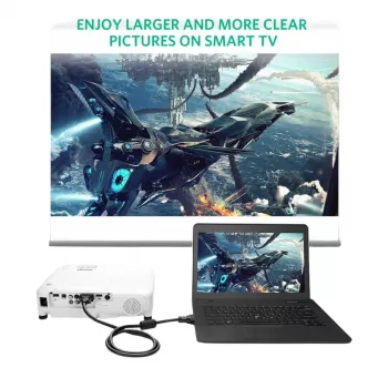 UGREEN VGA kabelis vyras-vyras 5m 1080p - juodas