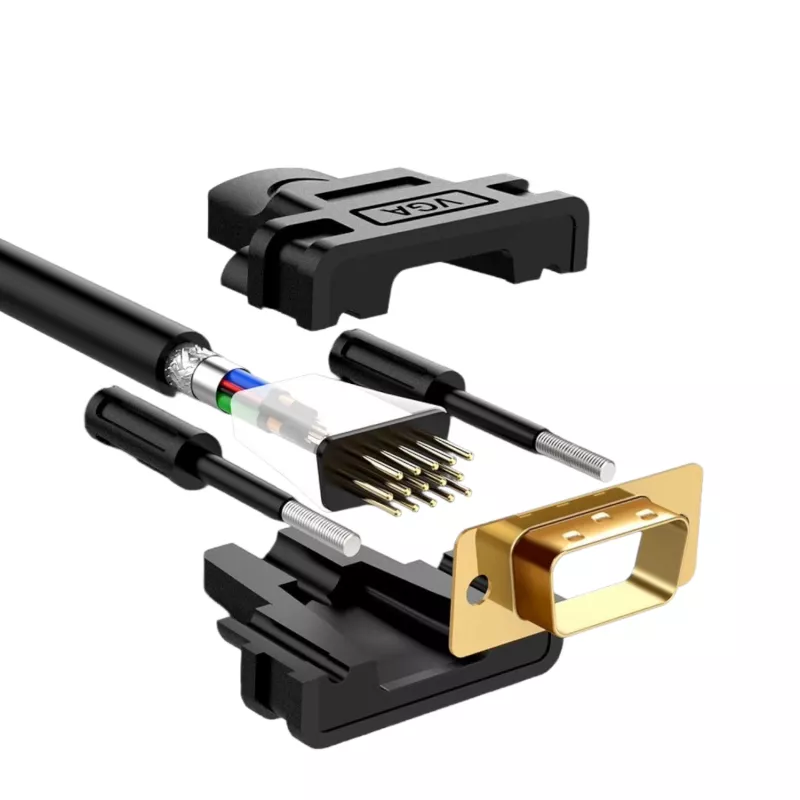 UGREEN VGA kabelis vyras-vyras 5m 1080p - juodas