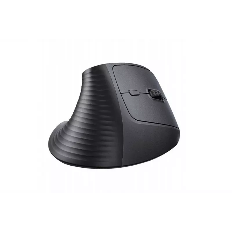 UGREEN belaidė vertikali pelė, 2,4 GHz / Bluetooth 5.4, reguliuojamas DPI, juoda
