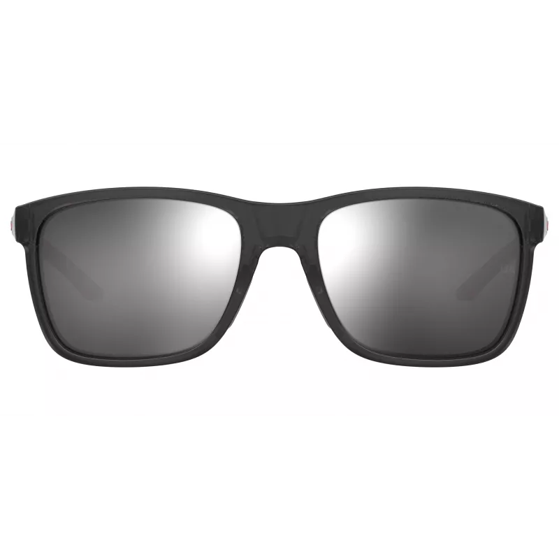 Under Armour vaikiški akiniai nuo saulės UA7002S268F6T – matinė juoda, pilki lęšiai, 56 mm