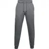 Under Armour vyriškos Rival Fleece 3Logo kelnės Pitch Gray Light Heather / Black, dydis S