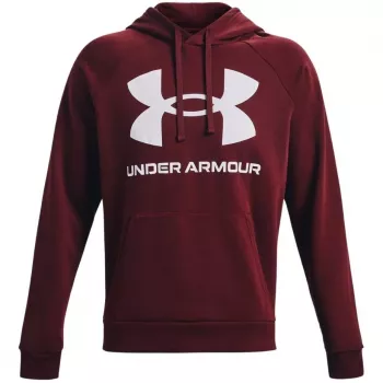Under Armour vyriškas Rival Fleece Big Logo HD megztinis, Barn Red