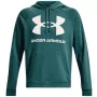 Under Armour vyriškas gobtuvas Rival Fleece Big Logo Martian Green