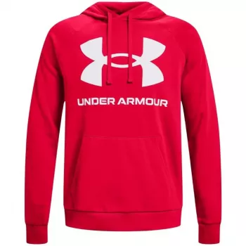 Vyriškas Under Armour Rival Fleece Big Logo gobtuvas, raudonas 1357093 600