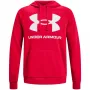 Vyriškas Under Armour Rival Fleece Big Logo gobtuvas, raudonas 1357093 600