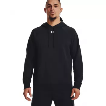 Under Armour vyriškas Rival Fleece gobtuvas juodos spalvos, S dydis