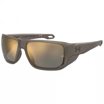 Vyriški akiniai nuo saulės Under Armour UA Attack MD HKL – matinė juoda / tamsiai pilka – 60/15/125 mm
