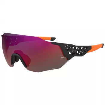 Vyriški akiniai nuo saulės Under Armour UANEXTLEVEL8L – satino juodas rėmelis, pilki lęšiai, 99 mm lęšio plotis