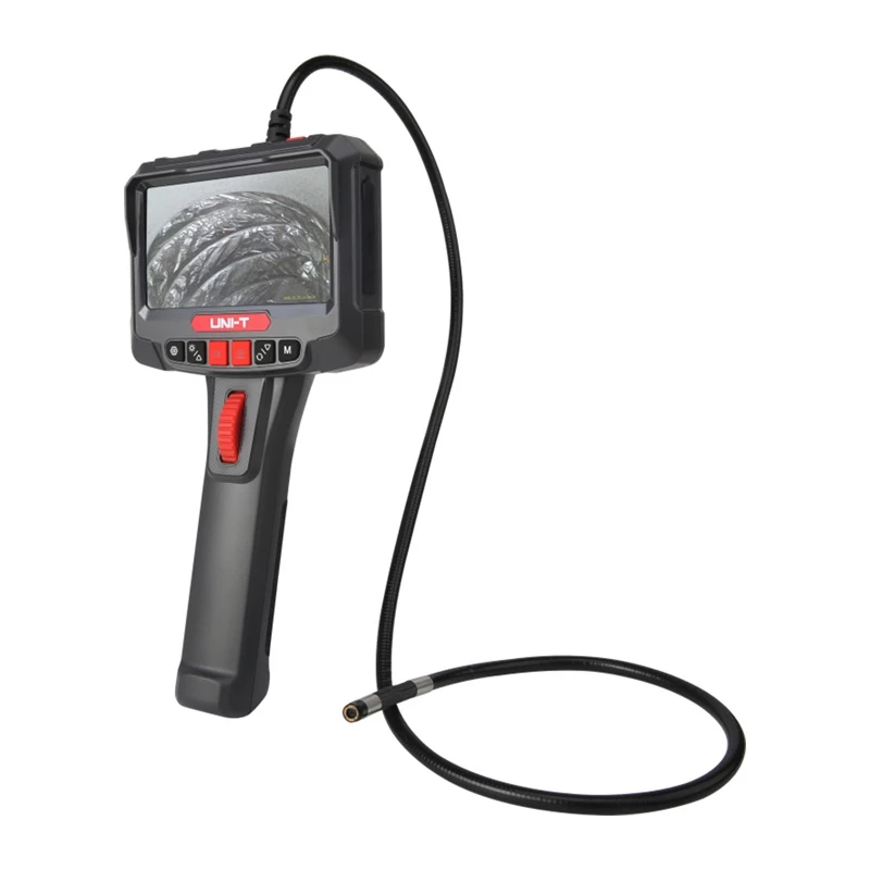 Uni-T UT663B-3m Borescope 4.3 inch IPS Inspekcinė kamera su 3 m pusiau standžiu zondu, 1080P, IP67, 6 LED, 2600mAh
