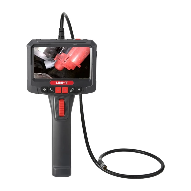 Uni-T UT663B-3m Borescope 4.3 inch IPS Inspekcinė kamera su 3 m pusiau standžiu zondu, 1080P, IP67, 6 LED, 2600mAh