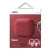 UNIQ Uniq Nexo Dėklas AirPods 3 su Ausų Kabliukais Silikoninis - Raudonas