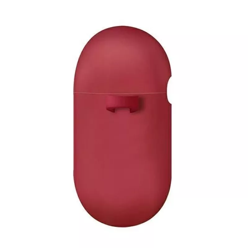 UNIQ Uniq Nexo Dėklas AirPods 3 su Ausų Kabliukais Silikoninis - Raudonas