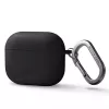 UNIQ Uniq Nexo Dėklas AirPods 3 su Ausų Kabliukais Silikonas - Pilka