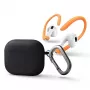UNIQ Uniq Nexo Dėklas AirPods 3 su Ausų Kabliukais Silikonas - Pilka