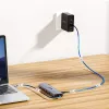 Unitek 4 prievadų USB 3.0 šakotuvas su 30 cm kabeliu, pilkas