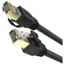 UNITEK Cat.7 SSTP Ethernet Patch Cable RJ45, 0,5 m, pilka, 10 Gbps, 600 MHz, auksu padengti kontaktai