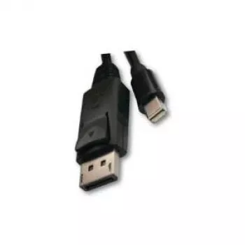 UNITEK Mini DisplayPort į DisplayPort kabelis 2m, vyriškas-vyriškas, 4K 60Hz, juodas MINIDISPLAY/DISPLAYP2M