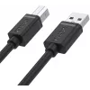 UNITEK USB 2.0 Type-A vyriškas į Type-B vyrišką laidas 2m juodas