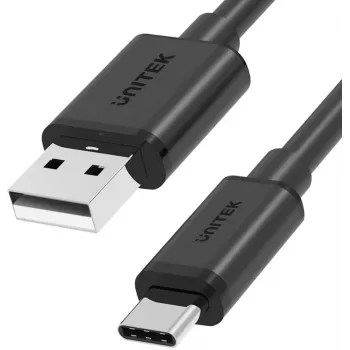 UNITEK USB-A į USB-C 2.0 laidas, 480 Mbps, 1 m, juodas