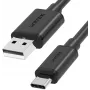 UNITEK USB-A į USB-C 2.0 laidas, 480 Mbps, 1 m, juodas