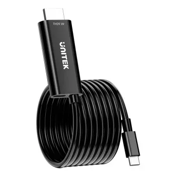 UNITEK USB-C į HDMI 4K@60Hz laidas su USB-C PD 100W