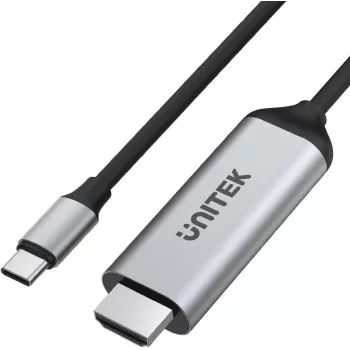 UNITEK V1423A USB-C į HDMI 4K 60Hz laidas, 1,8 m