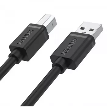 UNITEK Y-C430GBK USB 2.0 A tipo vyriškas į B tipo vyrišką laidas, 1 m, juodas