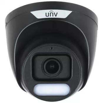 UNIVIEW IPC3624LE-ADF28K-WP-BLACK 4MP IR Bullet IP kamera su 2.8mm objektyvu, Wise-ISP, IP67, IK10, juoda