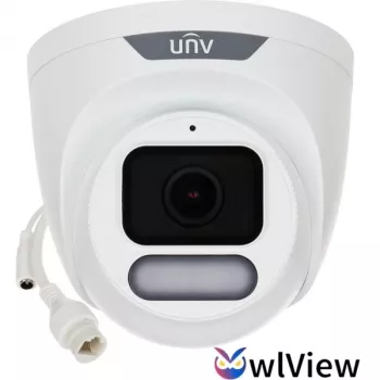 UNIVIEW IPC3628LE-ADF40K-WP 8MP Turret IP kamera su 4mm objektyvu, PoE, IR 40m, IP67, IK10